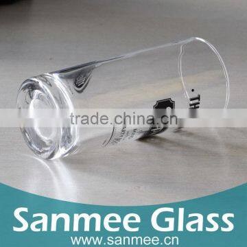 Custom Printing Pattern Tall Straight Drinking Glass Tea Cup Wholesale photo-4