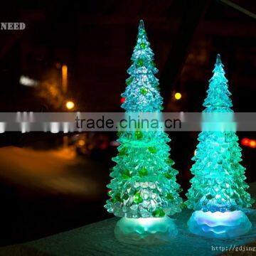 plastic acrylic artificial led christmas tree wholesales