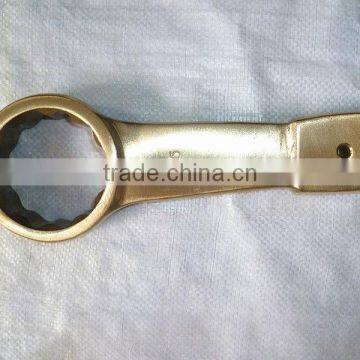 14mm Ring Slogging Spanner Hammer Striking Box End Wrench Al-Br Alloy Spanner photo-4