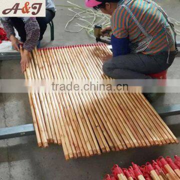 Durable Wooden Mop Handle With 5 cm Red Cap photo-3