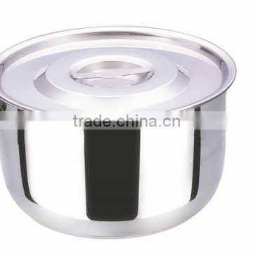 15cm to 24cm 4pcs Durable Stainless Steel Travel Cooking Pot Set