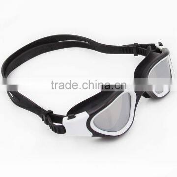 2016 New Panoramic Silicone Adult Swimming Goggles With Silver Mirrored Lens (MM-7200) photo-4