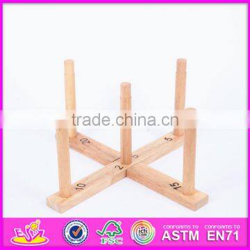 2016 Outdoor Garden Cross Wooden Ring Toss Game Toy W01A182 photo-3