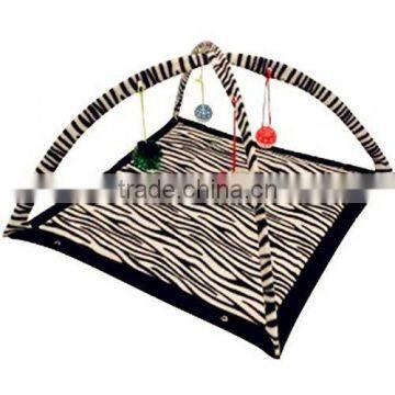 Cat Activity Center With Hanging Toy Balls, Mice & More - Helps Cats Get Exercise & Stay Active photo-2