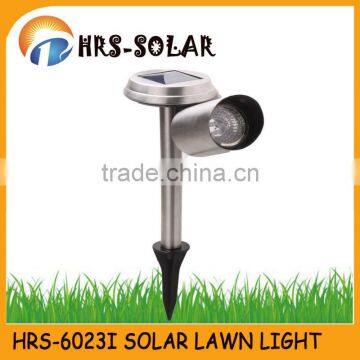 Super bright standing solar garden lamp,stainless steel garden LED light