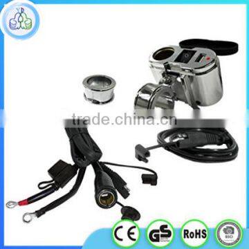 Wholesale China motorcycle double usb socket,motorcycle mp3 usb player,usb charger for motorcycle