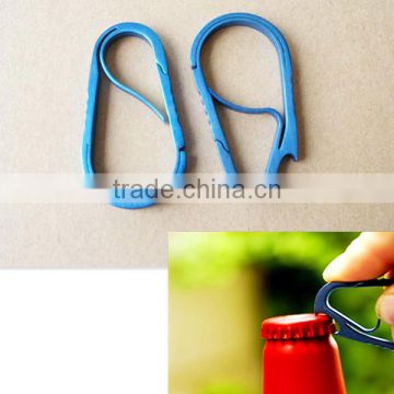 TK-1773 Outdoor edc tool Multi-function Titanium Alloy Quick Release Anti-lost Carabiner Bottle Opener