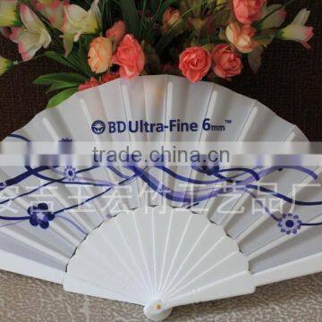 Factory Wholesale Fabric Hand Held Fan photo-2