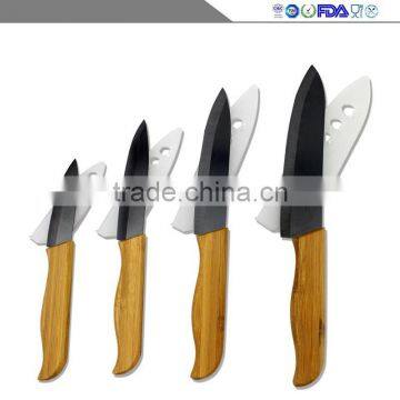 Manufacturers Selling Bamboo Processing Handle Zirconia Black Ceramic Knife Cut the Meat photo-4