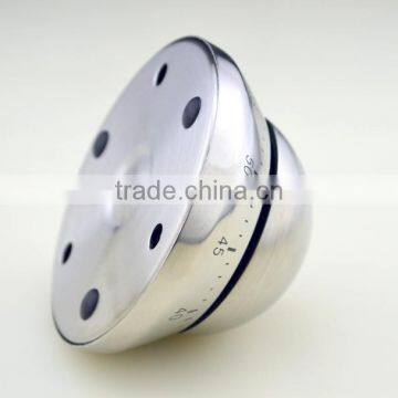 Stainless Steel Silver Spaceship Shape Kitchen Timer photo-3