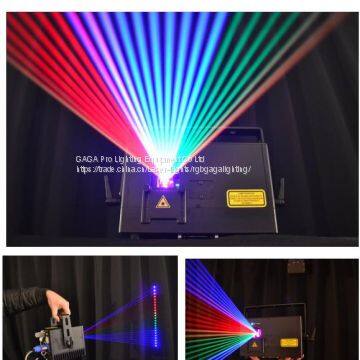 1.8W Cni R637MW RGB High Speed Scanning Laser Show System