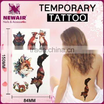 Newair New Fashion Water Proof Lady Butterfly Temporary Tattoo Design photo-3