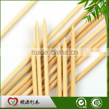 bamboo bbq round skewer with hot stamp logo