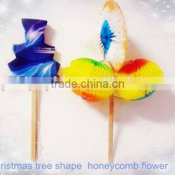 Honeycomb Figures Fixed on Printed Cards With Picks photo-2