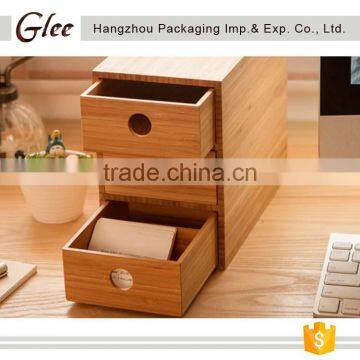 luxury bamboo box packaging small jewelry box bamboo gift box