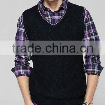 men's 100% wool vest