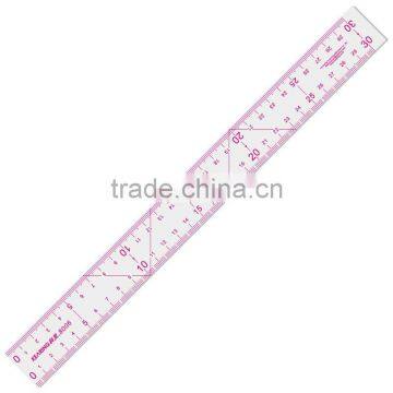 Chinese Factory Direct Sell High Quality Imperial Flexible Plastic Pattern Making Ruler 3 * 30cm With Pattern Grids # 8006 photo-2