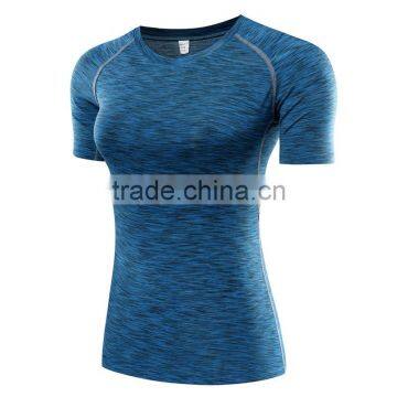 Fashion Wholesale Fitness Apparel Womens Tights Sport Yoga T-shirt Wear photo-4