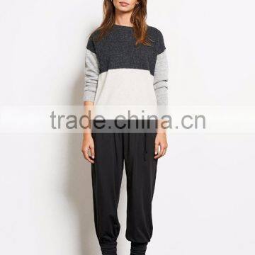 Ladies Knitwear Plus Size Custom Own Logo Mixed Colors Sweaters Last Design Cable Knit Dress photo-2