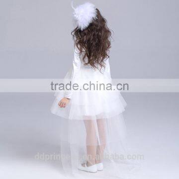 Fancy Dress Competition Children Baby Girl Frock Fancy Smoking Dress for Kids photo-5