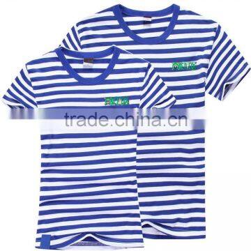 2016 Fashion Printed Stripe T-Shirt For Couple