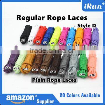 100% Polyester Rope Laces Sports Yeezy Laces For Runner - Walking Rope Laces Retail Packaging - Ustomized Laces Or Packaging