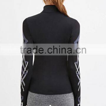 Custom Warm Up Jogging Hoodie Yoga Wear Half Zipper Up Hoodie Sport Hoodie Lady photo-6