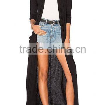 2017 Latest Plus Size Long Sleeve Knee Length Wholesale Knitted Women Long Cadigan Sweater photo-5