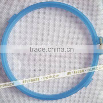 made in China wholesale colorful plastic hoops frosted embroidery hoop craft hoops cross stitch toy