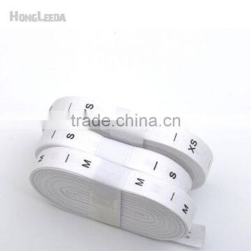 Natural Bleach White COTTON Size Label Clothing Print Tags Silk Screen Garment Tags XS-XXXL photo-3