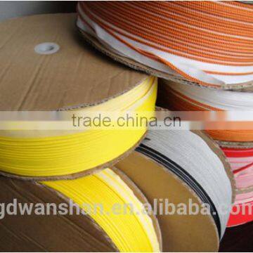 Bookbinding polyester headband for notebook packing material