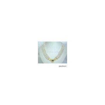 Sell White Baroque Saltwater Pearls Necklace (PN0909)