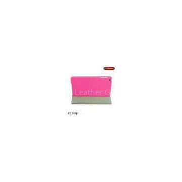 Pink iPad Mini Leather Covers 7 inch tablet protective stand case