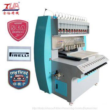 logo machine pvc plastic dripping machine