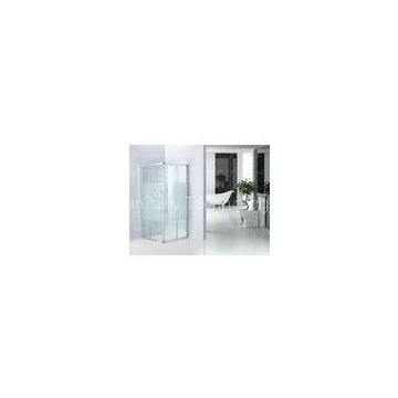 Shinning Silver Bathroom Shower Enclosures 8mm Frost Glass Shower Cubicles