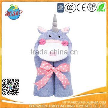 new design cute animal baby robe hooded baby bathrobe