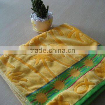 100%cotton jacquard bath towel