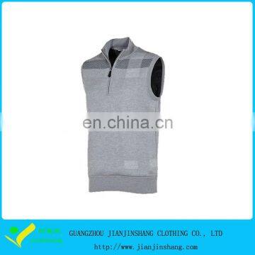 Wholesale Polyester Merino Blended Men's Sleeveless Knitwear Factories China