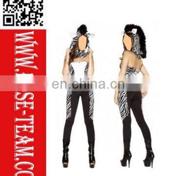 Fast Shipping Women's Wild Zebra Costume Costumes man Anime Sexy Halloween Carnival Costume