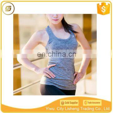 Hot Sale Quick Dry Long-range Elasticity Breathable Fitness Gym Tank Top Women