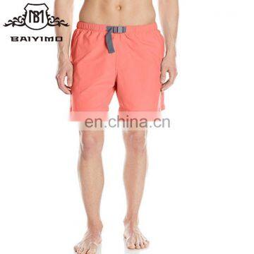 2017 New Style Men Loose Elastic Blank Beach Swim Short