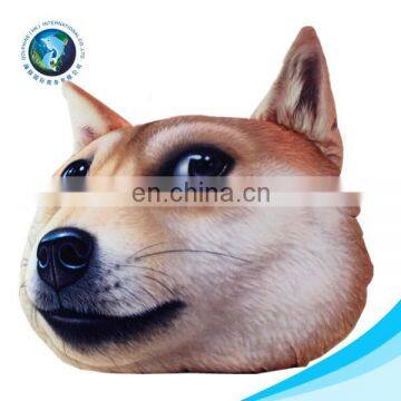Cheap Cartoon 3d Printing Decorative Dog Pillow Custom Cute Soft Plush Animal Shaped Car Seat Cushion photo-4