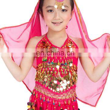 BestDance kids bellydance head veil children belly dance head veil indian dance veil for girls OEM