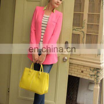 Korea Style Fashion Women PU Zipper Ladies Handbag photo-5
