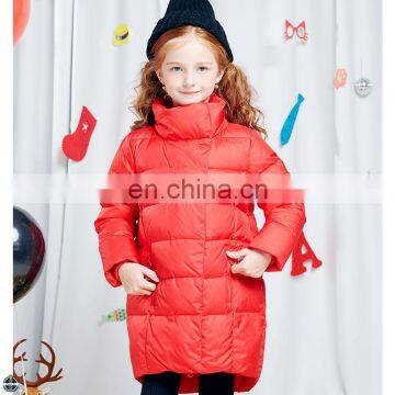 T-GC013 Wholesale Price Winter Large Child Coat Mid-Thigh Length Down Jacket