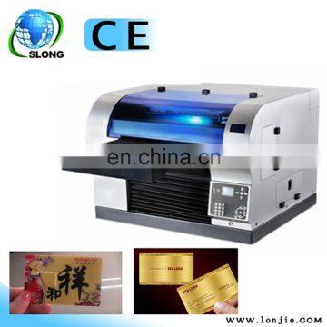 SLJET used inkjet plastic bank visiting card uv inkjet printer printing machine for sale