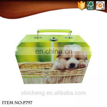 Decorative Wedding Cardboard Suitcase Gift Box Wholesales With Handle photo-5
