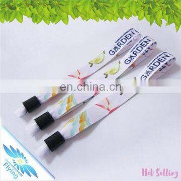 Wholesale Bulk Cheap Fabric Wristbands Custom Made Cloth Bracelets for Festival Supplier