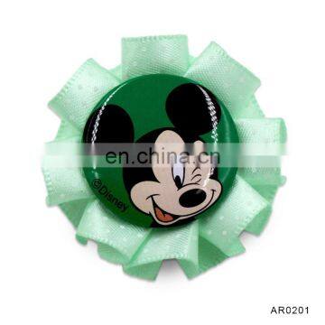 Disney Audited Factory Lovely Wholesale Satin Award Ribbon Rosette For Children