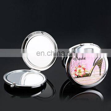 Personalized Wedding Gift Pocket Mirror,Wholesale Cosmetic Pocket Makeup Mirror